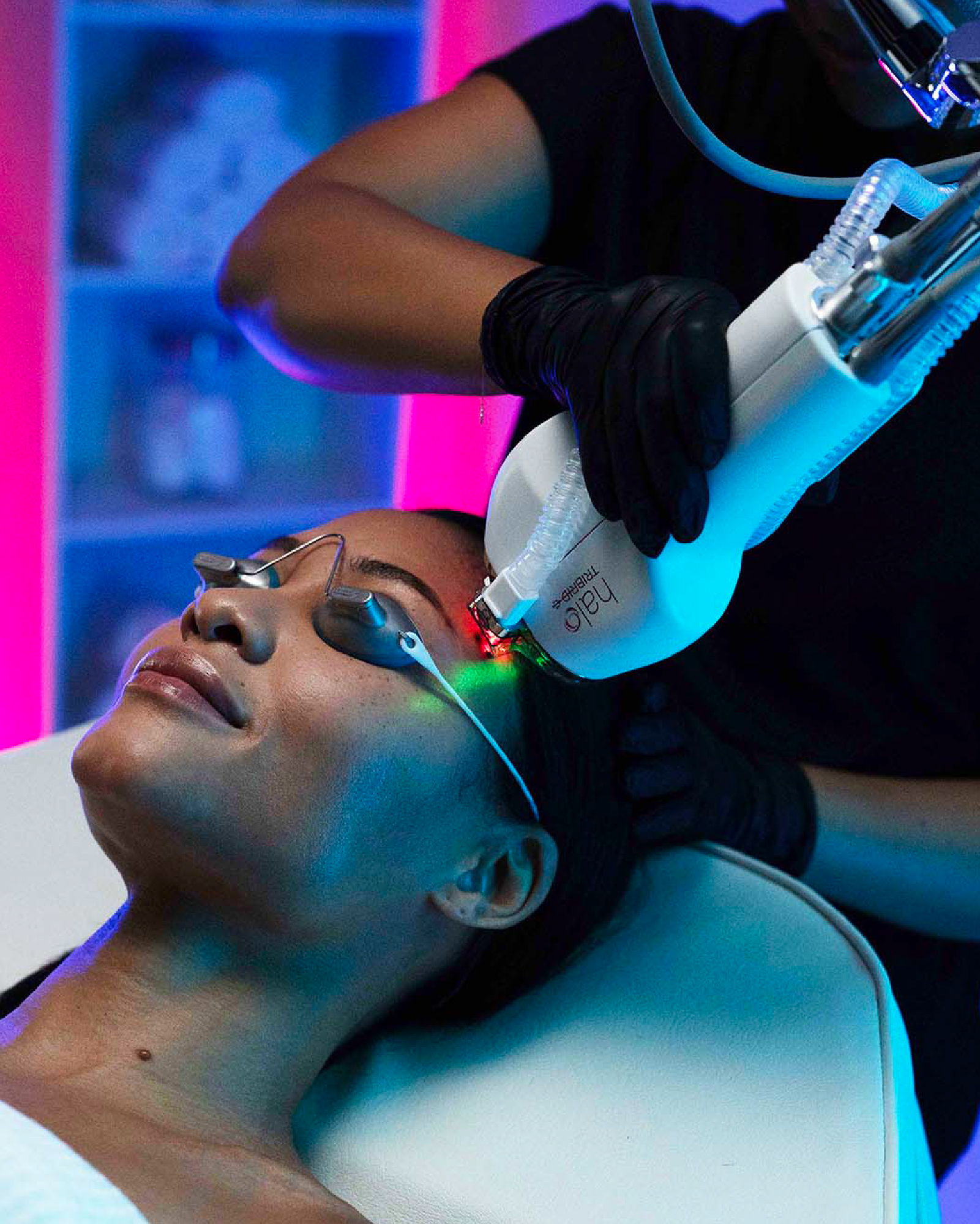 Patient receiving a personalized skin evaluation at Regenerative Med Spa